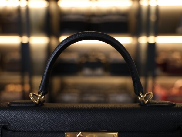 Kelly 28 Epsom Black GHW