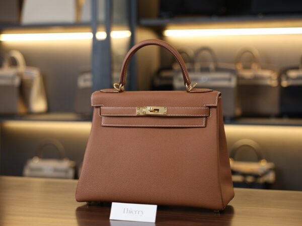 Kelly 28 Togo Gold GHW