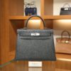 Kelly 28 Togo Gris Misty PHW