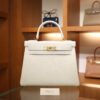 Kelly 28 Togo Blanc GHW