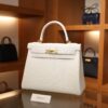 Kelly 28 Togo Blanc GHW