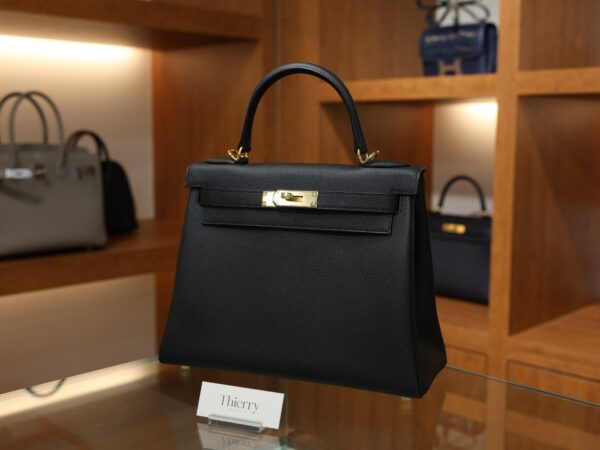Kelly 28 Togo Black GHW