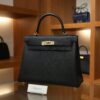 Kelly 28 Togo Black GHW