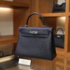 Kelly 28 Togo Bleu Nuit PHW