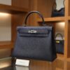 Kelly 28 Togo Bleu Nuit PHW