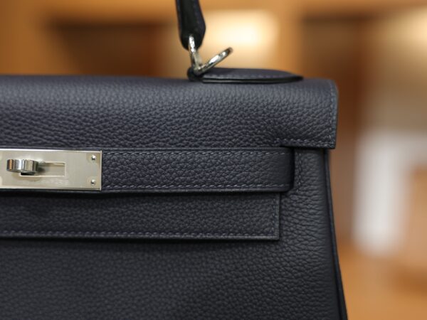 Kelly 28 Togo Bleu Nuit PHW