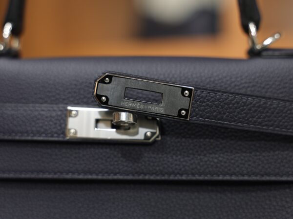 Kelly 28 Togo Bleu Nuit PHW