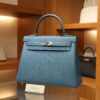 Kelly 28 Togo Bleu Jean PHW