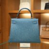 Kelly 28 Togo Bleu Jean PHW