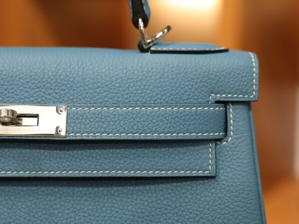 Kelly 28 Togo Bleu Jean PHW