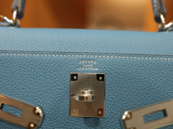 Kelly 28 Togo Bleu Jean PHW