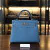 Kelly 28 Togo Bleu Jean PHW