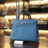 Kelly 28 Togo Bleu Jean PHW