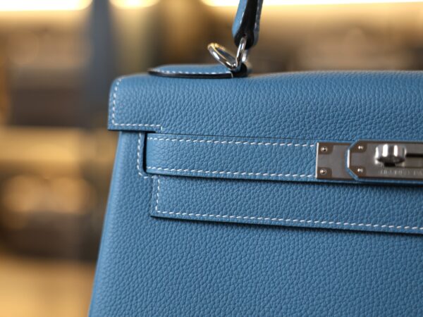 Kelly 28 Togo Bleu Jean PHW