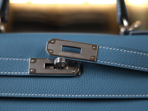 Kelly 28 Togo Bleu Jean PHW