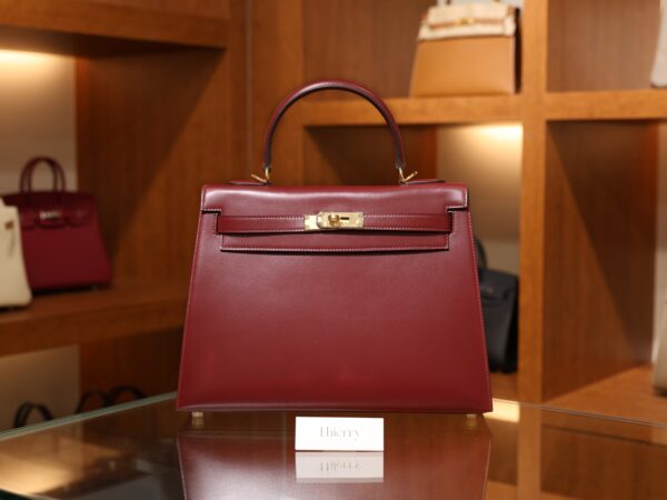 Kelly 32 Box Sellier Rouge H GHW