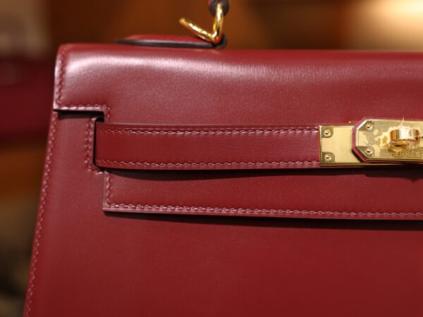 Kelly 32 Box Sellier Rouge H GHW
