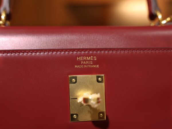 Kelly 32 Box Sellier Rouge H GHW