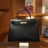 Kelly 32 Box Sellier Black GHW
