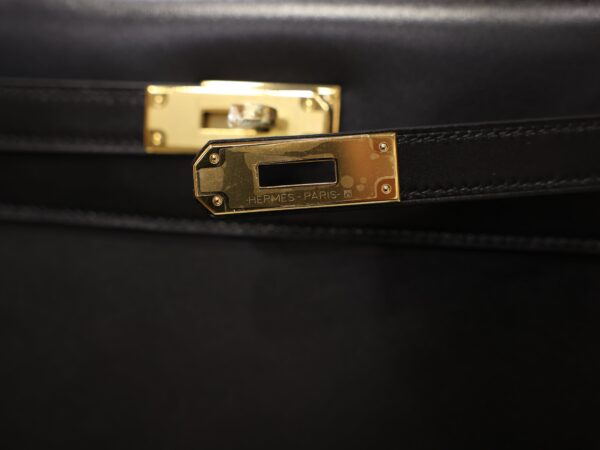 Kelly 32 Box Sellier Black GHW