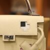 Kelly Doll Picto Epsom Nata/Lime/Mauve Sylvestre/Chai PHW