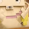 Kelly Doll Picto Epsom Nata/Lime/Mauve Sylvestre/Chai PHW