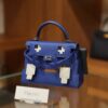 Kelly Doll Picto Epsom Bleu Royal/Nata/Gold/Bleu Indigo PHW