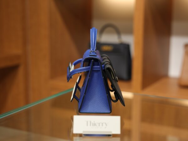 Kelly Doll Picto Epsom Bleu Royal/Nata/Gold/Bleu Indigo PHW