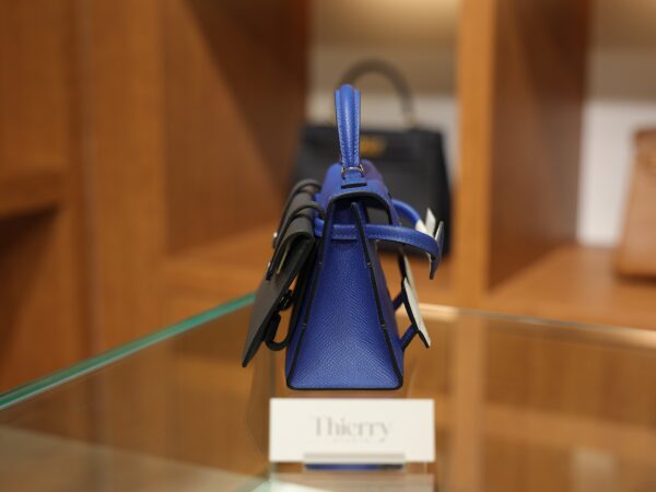 Kelly Doll Picto Epsom Bleu Royal/Nata/Gold/Bleu Indigo PHW