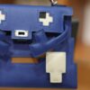 Kelly Doll Picto Epsom Bleu Royal/Nata/Gold/Bleu Indigo PHW