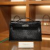 Kelly Pochette Lizard Black PHW