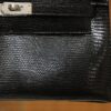 Kelly Pochette Lizard Black PHW