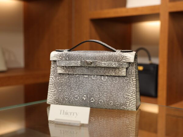 Kelly Pochette Lizard Ombre PHW
