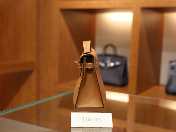 Kelly Pochette Swift Gold GHW