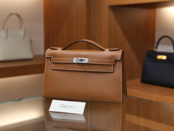 켈리 포쉐트 스위프트 골드 은장 001_139A8578 Kelly Pochette Swift Gold PHW