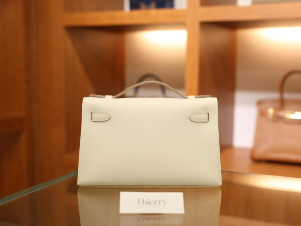 Kelly Pochette Swift Craie GHW