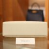 Kelly Pochette Swift Craie GHW