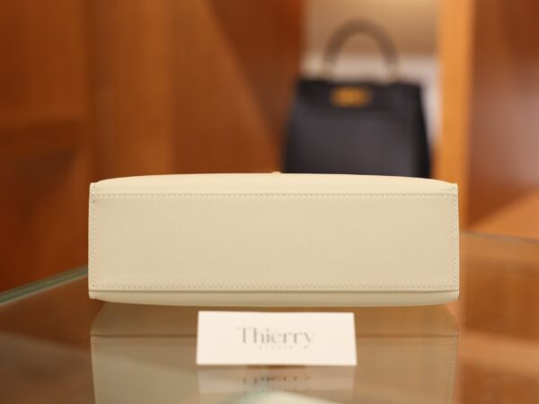 Kelly Pochette Swift Craie GHW