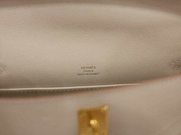 Kelly Pochette Swift Craie GHW