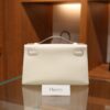 Kelly Pochette Swift Craie PHW