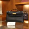 Kelly Pochette Swift Black GHW