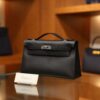 Kelly Pochette Swift Black PHW