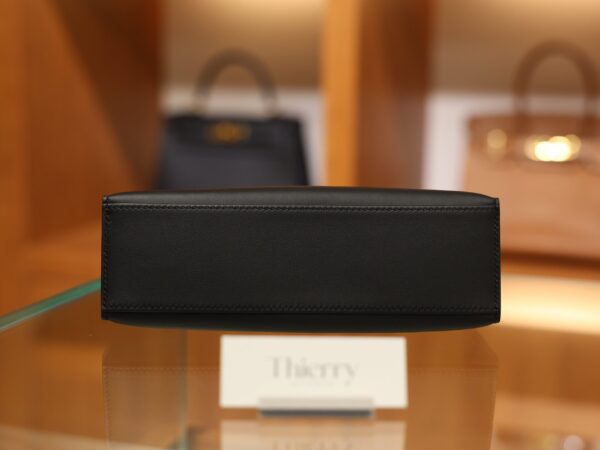 Kelly Pochette Swift Black PHW
