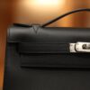 Kelly Pochette Swift Black PHW