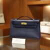 Kelly Pochette Swift Bleu Saphir GHW