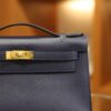 Kelly Pochette Swift Bleu Saphir GHW