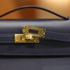 Kelly Pochette Swift Bleu Saphir GHW