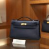 Kelly Pochette Swift Bleu Nuit GHW