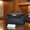 Kelly Pochette Swift Bleu Nuit GHW