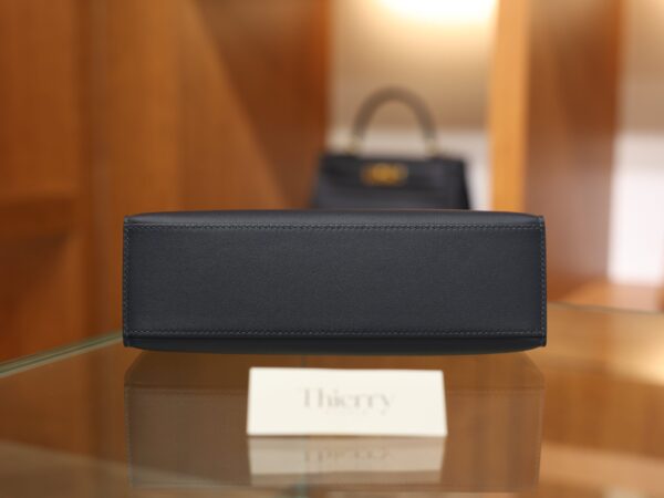 Kelly Pochette Swift Bleu Nuit GHW